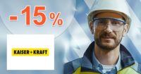 ZĽAVOVÝ KÓD → -15% NA VŠETKO z KaiserKraft.sk