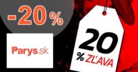 ZĽAVOVÝ KÓD → -20% BLACK FRIDAY EXTRA ZĽAVA na Parys.sk