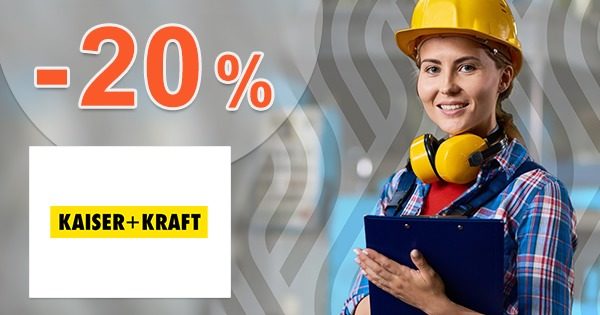 ZĽAVOVÝ KÓD → -20% NA VŠETKO z KaiserKraft.sk