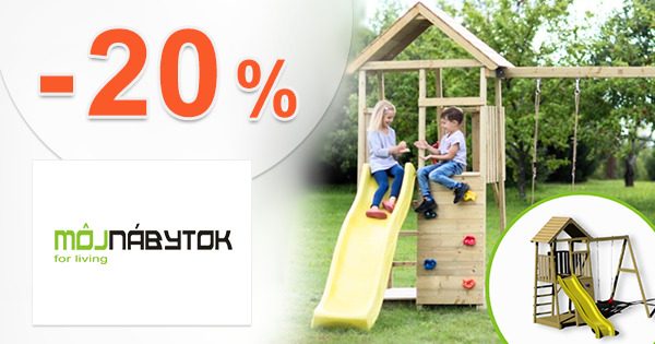 ZĽAVOVÝ KÓD → -20% ZĽAVA NA ZÁHRADNÝ NÁBYTOK na MojNabytok.sk