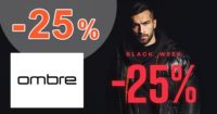 ZĽAVOVÝ KÓD → -25% BLACK FRIDAY EXTRA ZĽAVA na Ombre.com