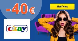 ZĽAVOVÝ KÓD → -40€ NA NÁBYTOK na Okay.sk