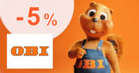 ZĽAVOVÝ KÓD → -5% EXTRA ZĽAVA NA CELÝ NÁKUP na OBI.sk