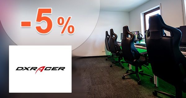 ZĽAVOVÝ KÓD → -5% NA VŠETKO na DXRacer.sk