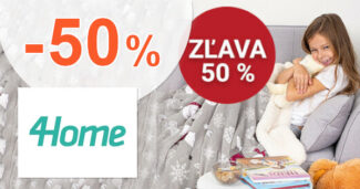 ZĽAVOVÝ KÓD → -50% EXTRA ZĽAVA NA HREJIVÉ DEKY na 4Home.sk