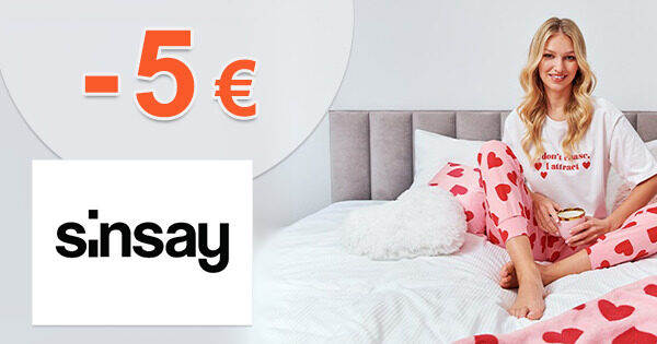 ZĽAVOVÝ KÓD → -5€ ZĽAVA NA VŠETKO na Sinsay.com