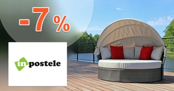ZĽAVOVÝ KÓD → -7% NA ZÁHRADNÝ NÁBYTOK A DOPLNKY na inPostele.sk