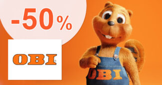 ZĽAVY NA KATEGÓRIU STAVBA → AŽ DO -50% na OBI.sk