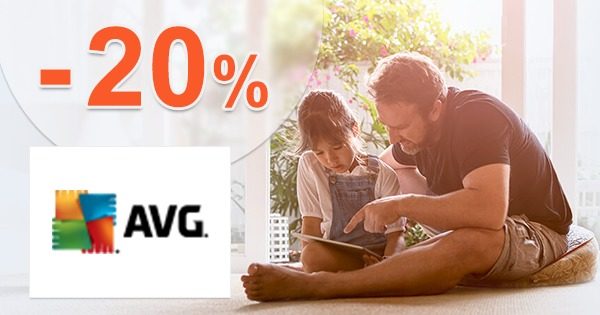 Zľava -20% na produkty pre podniky na AVG.com