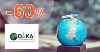 Zájazy až -60% na CestovnaKancelariaDAKA.sk