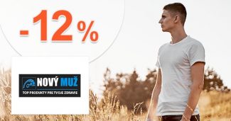 Zľava -12% na najpredávanejší tovar na NovyMuz.sk
