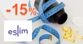 Zľava -15% k nákupu 5 balení eSlim na eSlim.sk
