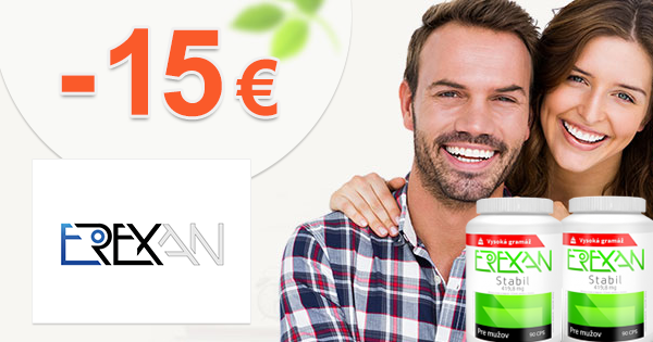 Zľava -15€ na 3x EREXAN Stabil na Erexan.sk