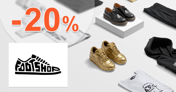 Zľava -20% na Footshop.sk