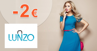 Zľava -2€ na prvý nákup na Lunzo.sk