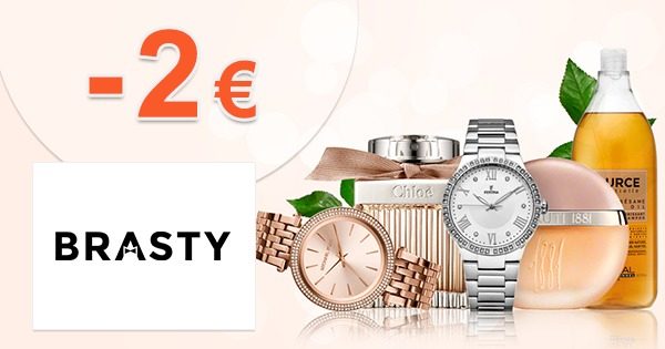 Zľava -2€ na všetko na prvý nákup na Brasty.sk