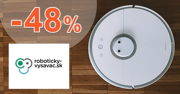 Zľava -48% na robotický vysávač s mopom Symbo