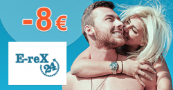 Zľava -8€ na E-REX 24 intímny gél na Erex24.sk