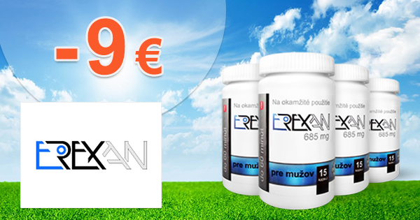 Zľava -9€ na balíček Super na Erexan.sk