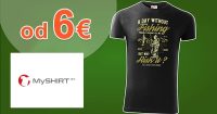 Zľavnené tričká a mikiny len od 6€ na MySHIRT.sk
