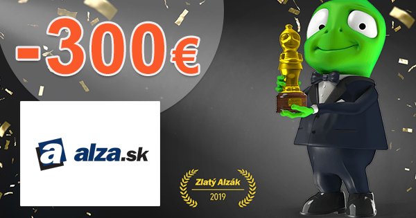 Zľavové kódy až -300€ ZĽAVY na Alza.sk