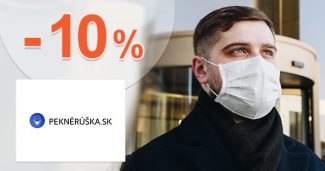 Zľavový kód -10% extra zľava na PekneRuska.sk