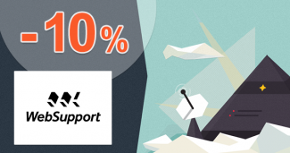 Zľavový kód -10% na The Hosting na WebSupport.sk