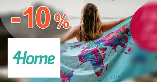 Zľavový kód -10% na kúpeľňový textil na 4Home.sk