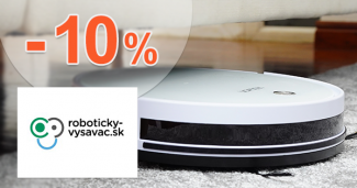 Zľavový kód -10% zľava na Roboticky-Vysavac.sk