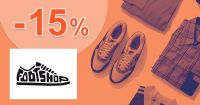 Zľavový kód -15% extra zľava na FootShop.sk