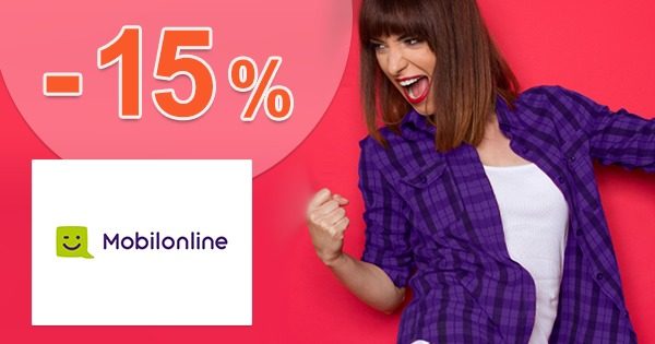 Zľavový kód -15% na smartfóny na MobilOnline.sk