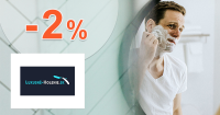 Zľavový kód -2% na všetko na Luxusne-holenie.sk