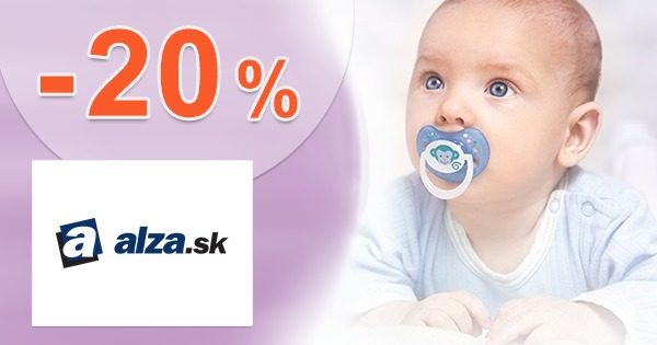 Zľavový kód -20% na detské potreby na Alza.sk