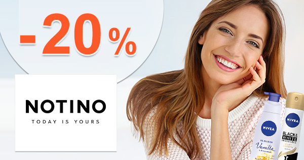Zľavový kód -20% zľava na NIVEA na Notino.sk