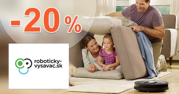 Zľavový kód -20% zľava na Roboticky-Vysavac.sk
