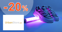 Zľavový kód -20% zľava na obuv na UrbanStore.sk
