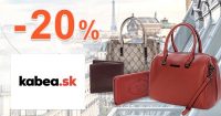 Zľavový kód -20% zľava na všetko na Kabea.sk