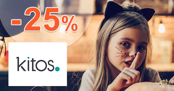 Zľavový kód -25% zľava na všetko na Kitos.sk