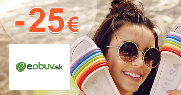 Zľavový kód -25€ zľava na eObuv.sk