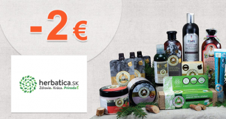 Zľavový kód -2€ na Herbatica.sk