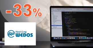 Zľavový kód -33% zľava na Wedos VPS SSD