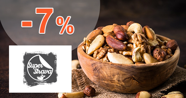 Zľavový kód -7% zľava na všetko na SuperStrava.sk