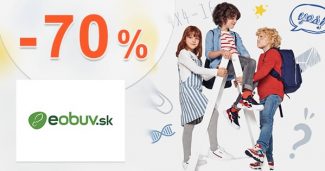Zľavový kód -70% ZĽAVA na RUKSAK na eObuv.sk