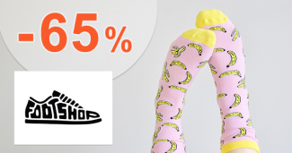 Zľavy až -65% na značkové ponožky na FootShop.sk