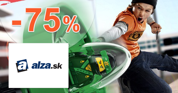 Alza.sk zľavový kód zľava -75%, kupón, akcia, zľavy, výpredaj