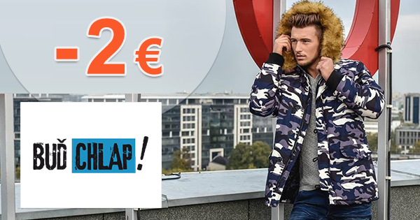 BudChlap.sk zľavový kód zľava -2€, kupón, akcia