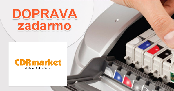 Doprava zadarmo na CDRmarket.sk, kupón, akcia, zľava