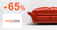 DekorHome.sk zľavový kód zľava -65%, kupón, akcia, výpredaj