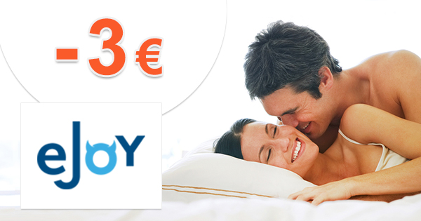 eJoy.sk zľavový kód zľava -3€, kupón, akcia