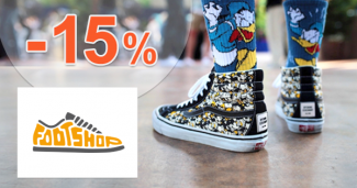 FootShop.sk zľavový kód zľava -15%, kupón, akcia